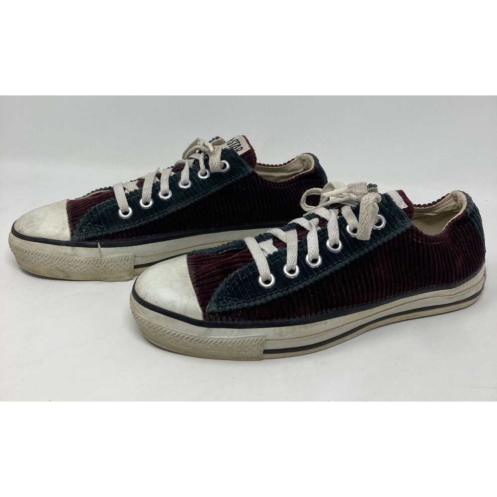 Vintage 90's Converse All Star Corduroy Sneakers USA Men's 6.5 Women's 8 Low top